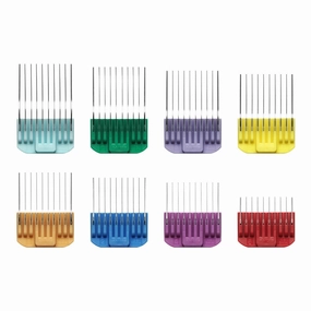 Andis Adjustable Blade Attachment Comb Set, 8pc cat climbing tree cat hammock cat steps cat grooming kit cat safety gate