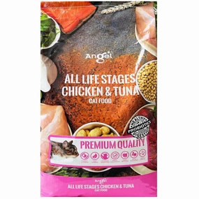 Angel All Life Stages Chicken & Tuna Dry Cat Food 1.1kg cat snacks catnip treats healthy cat food cat reward treats low calorie cat food