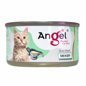 Angel Tuna In Gravy Canned Cat Food 80g dry cat food cat treats grain free cat food kitten treats cat dental treats