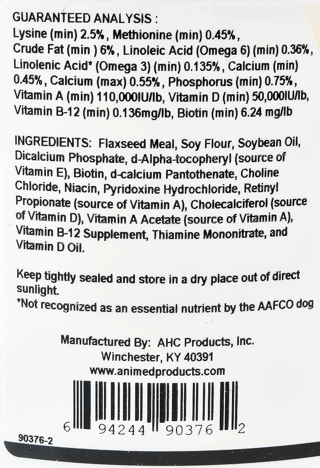 AniVite Conditioning Supplement