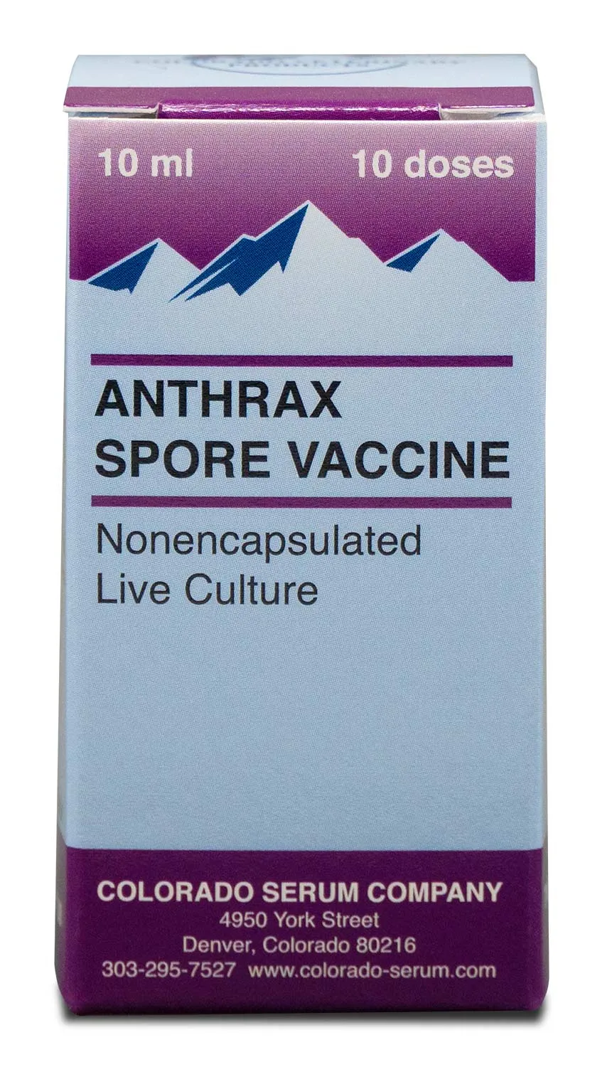 Anthrax Spore Vaccine for Horses & Livestock