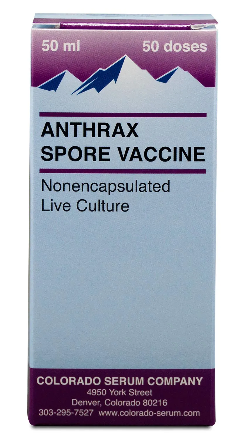 Anthrax Spore Vaccine for Horses & Livestock