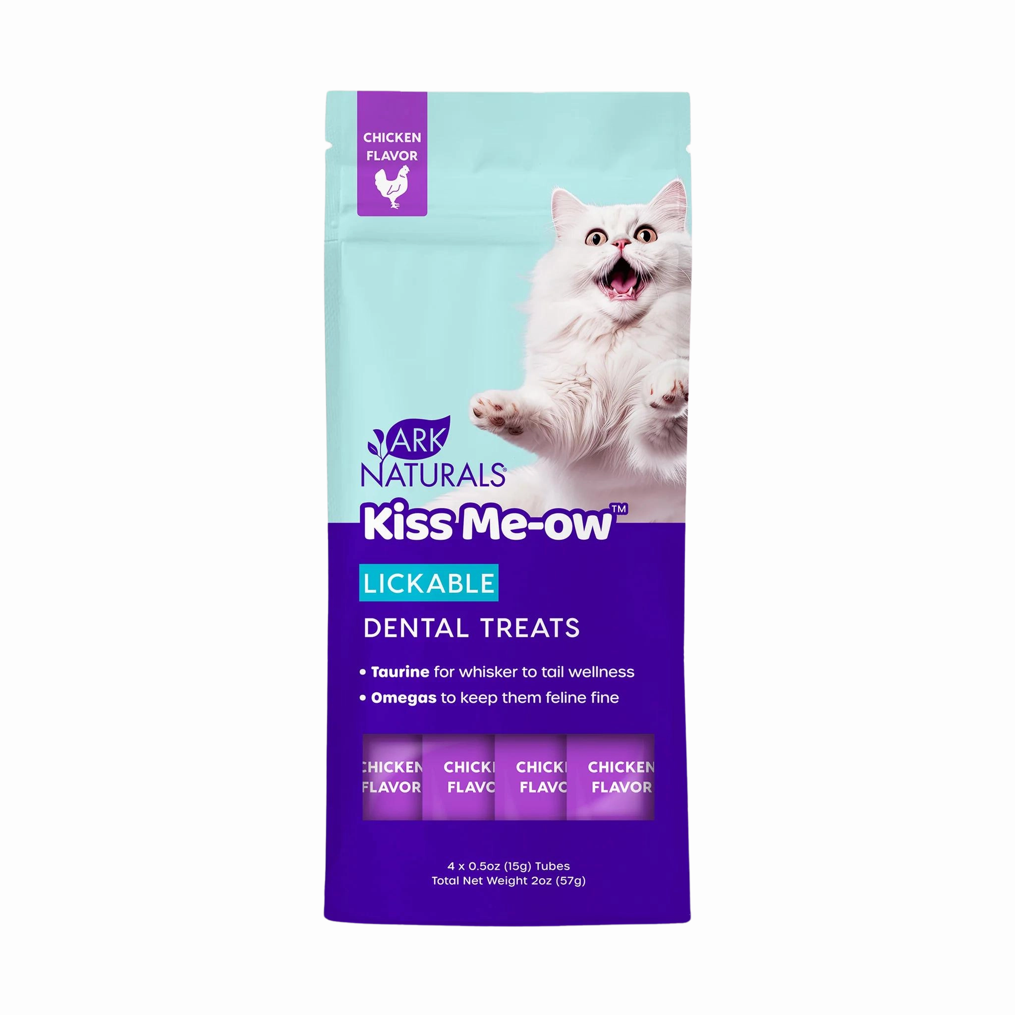 Ark Naturals Cat Kiss Me-Ow Chicken 2oz Lickable Dental Treats cat toys interactive cat toys cat teaser wand cat balls cat laser pointer