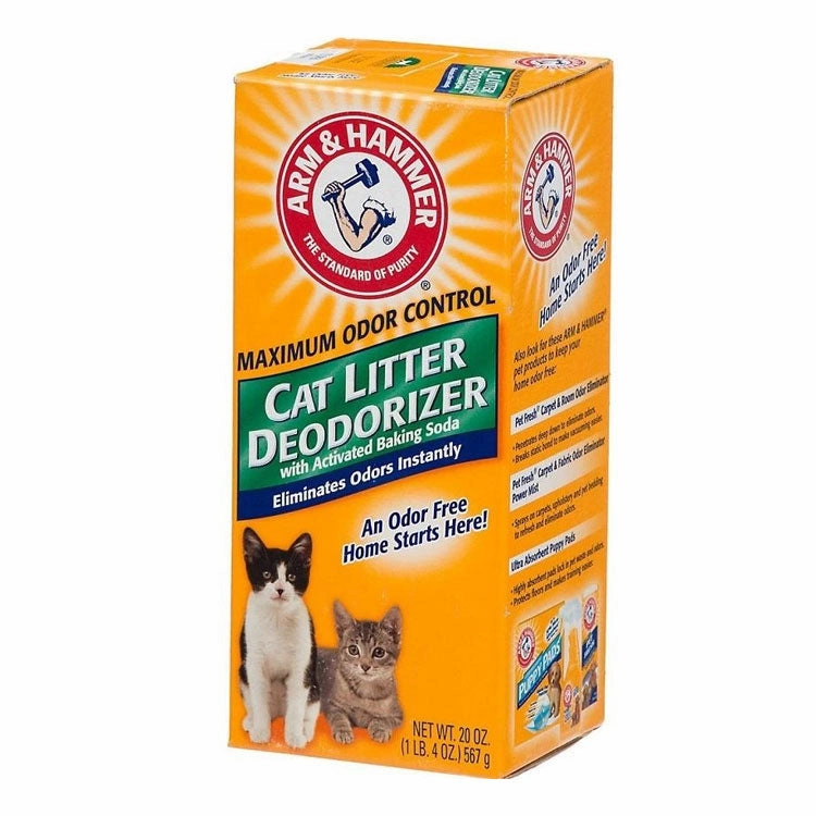 Arm & Hammer 20 oz. Cat Litter Deodorizer cat treats toys for cats cat hair remover cat cleaning supplies cat food bowl