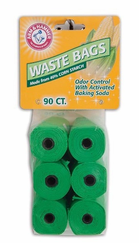 Arm & Hammer 40% Corn Starch Waste Bag Refills, 90 ct cat beds cat scratching post cat shampoo cat tunnel cat brush