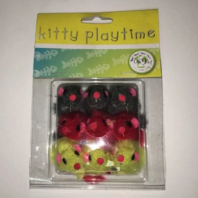 Assorted Color Furry Mice Cat Toys cat treats toys for cats cat hair remover cat cleaning supplies cat food bowl