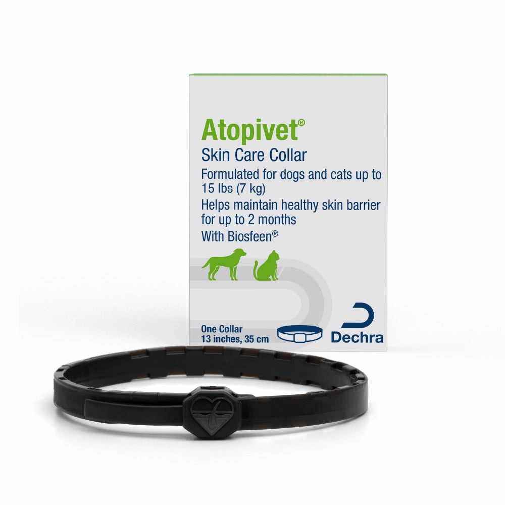 Atopivet Skin Care Collar, 13" Collar, Under 22lbs cat scratchers cat towers cat window perch cat heating pad cat calming spray