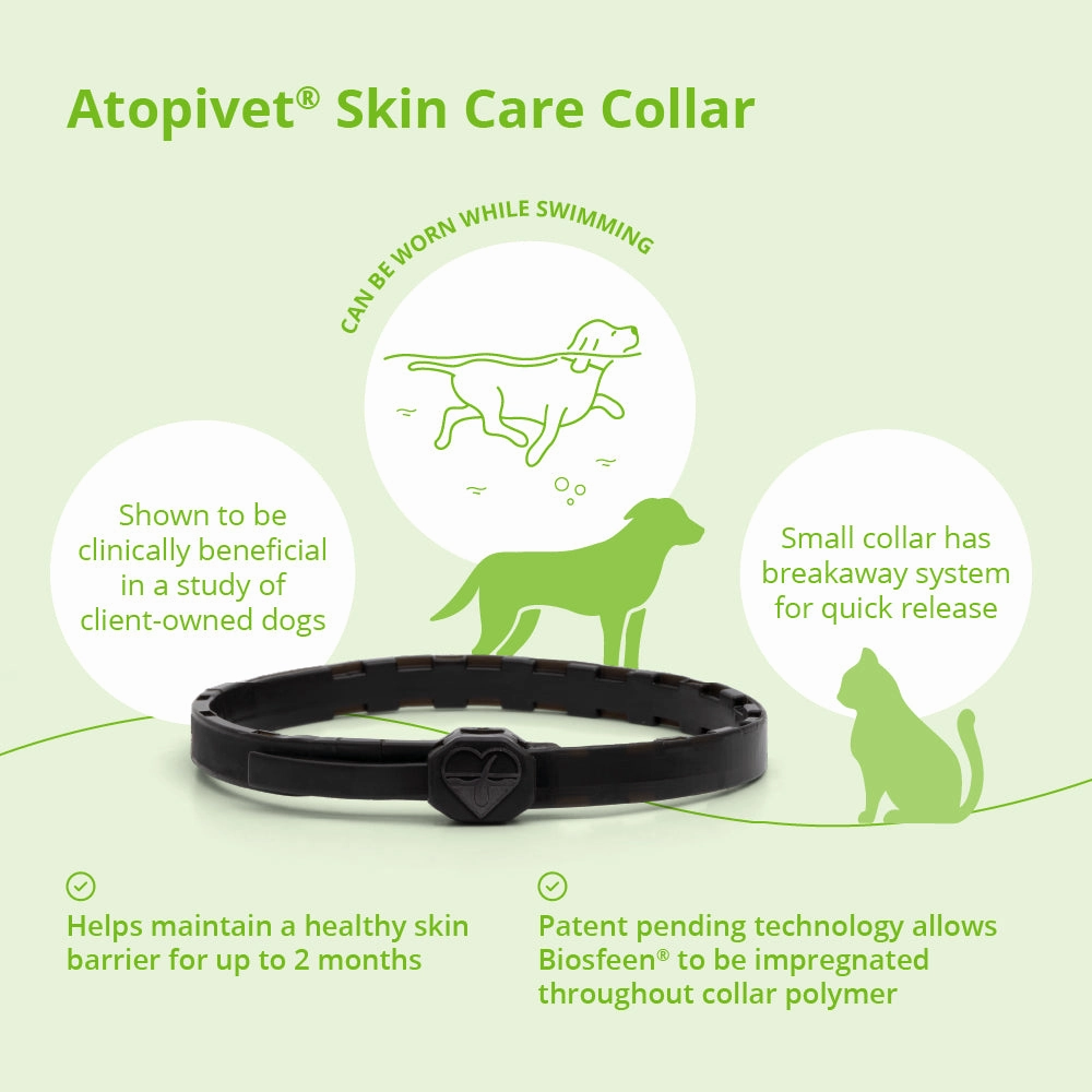 Atopivet Skin Care Collar, 13" Collar, Under 22lbs