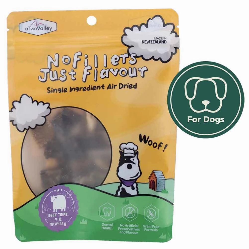 aTwoValley New Zealand Single Ingredients Air Dried Dog Treats