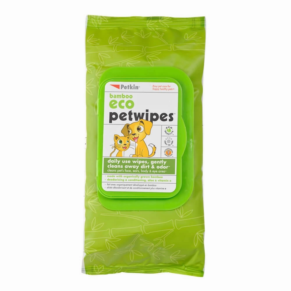 Bamboo Eco Petwipes, 80 ct cat climbing tree cat hammock cat steps cat grooming kit cat safety gate