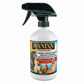 Banixx Horse & Pet Care Antibacterial & Antifungal Spray chicken supplies backyard chicken coop accessories poultry food chicken vitamins
