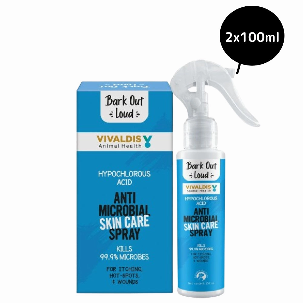 Bark Out Loud Anti Microbial Skin Spray for Dogs and Cats