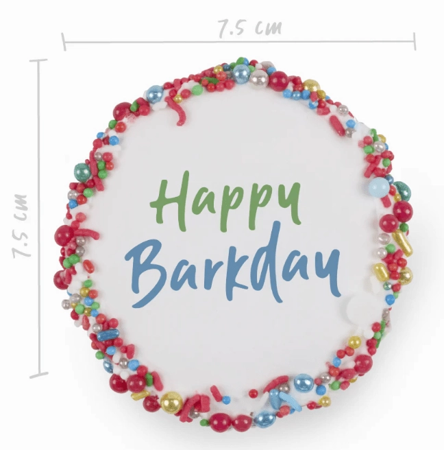 Barney's Barkery Dog Birthday Cake - Red