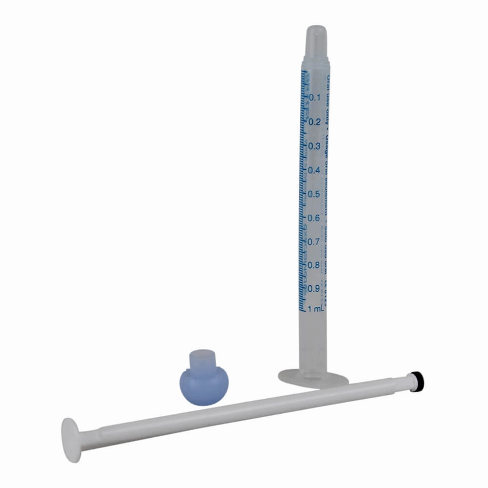 Baxter Oral Syringe, Full Plunger, Clear
