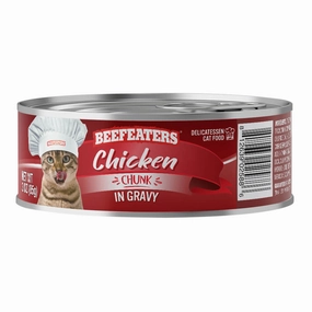 Beefeaters Chunk Gravy Wet Cat Food, Case of 24 cat climbing tree cat hammock cat steps cat grooming kit cat safety gate