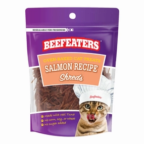 Beefeaters Salmon Shreds, 1.41 oz cat climbing tree cat hammock cat steps cat grooming kit cat safety gate