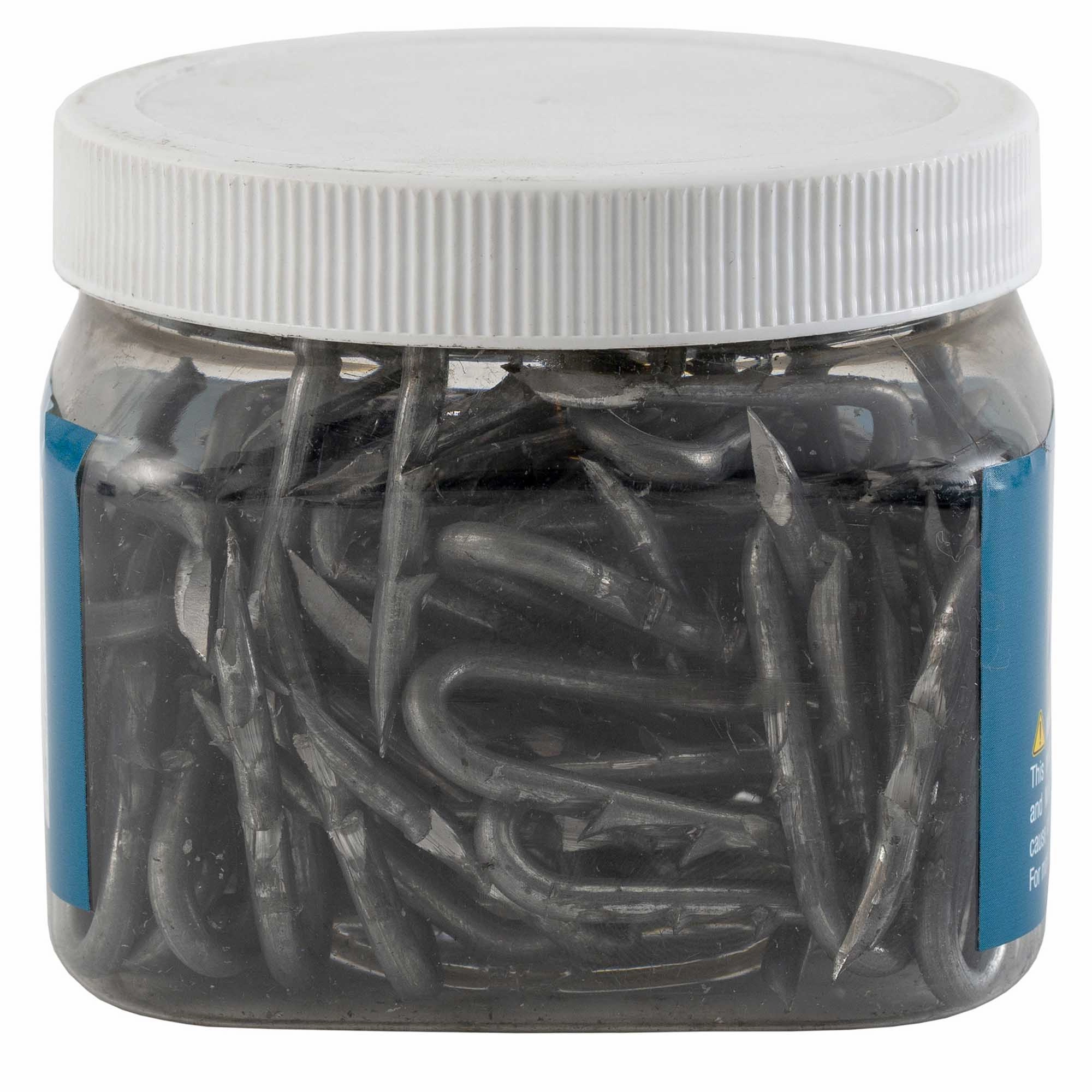 Bekaert 1.5" 8 ga Double Barbed Fence Staples, 75 ct/tub