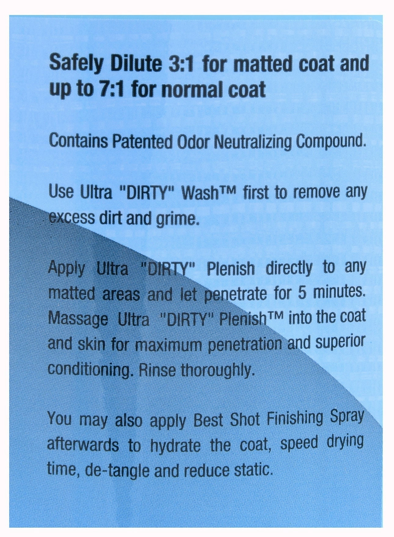 Best Shot Ultra Dirty Plenish Conditioner