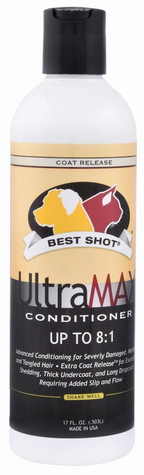 Best Shot UltraMAX Pro Conditioner cat grooming cat shampoo cat conditioner cat comb cat grooming glove