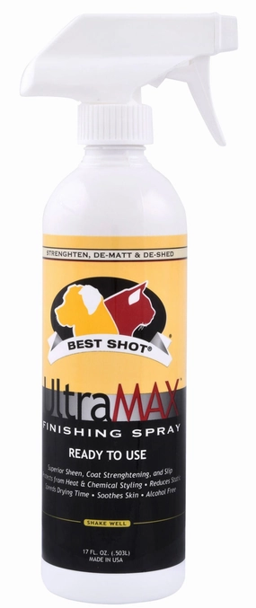 Best Shot UltraMAX Pro Finishing Spray cat grooming cat shampoo cat conditioner cat comb cat grooming glove