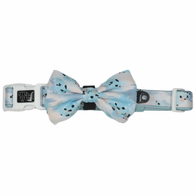 Big & Little Dogs Blue Splatter Terrazzo Collar & Bow Tie small animal food rabbit pellets hamster food guinea pig snacks small pet mix
