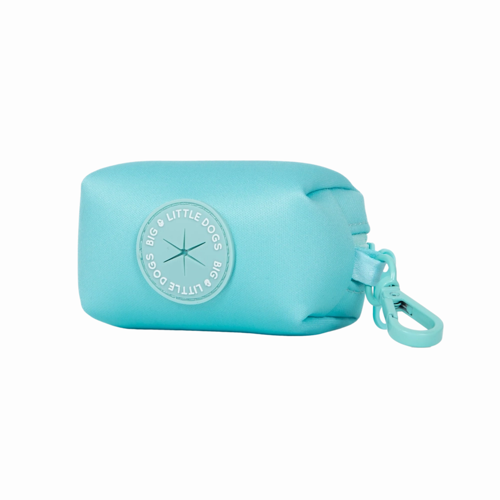 Big & Little Dogs Poop Bag Holder - Aqua small animal food rabbit pellets hamster food guinea pig snacks small pet mix