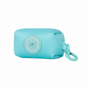 Big & Little Dogs Poop Bag Holder - Aqua small animal food rabbit pellets hamster food guinea pig snacks small pet mix