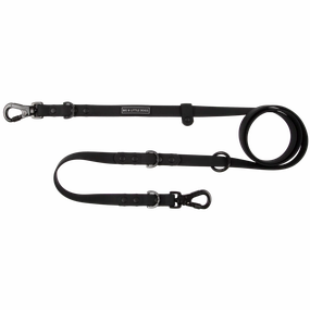 Big & Little Dogs Waterproof 6-in-1 Multi-Function Leash - Black small animal food rabbit pellets hamster food guinea pig snacks small pet mix