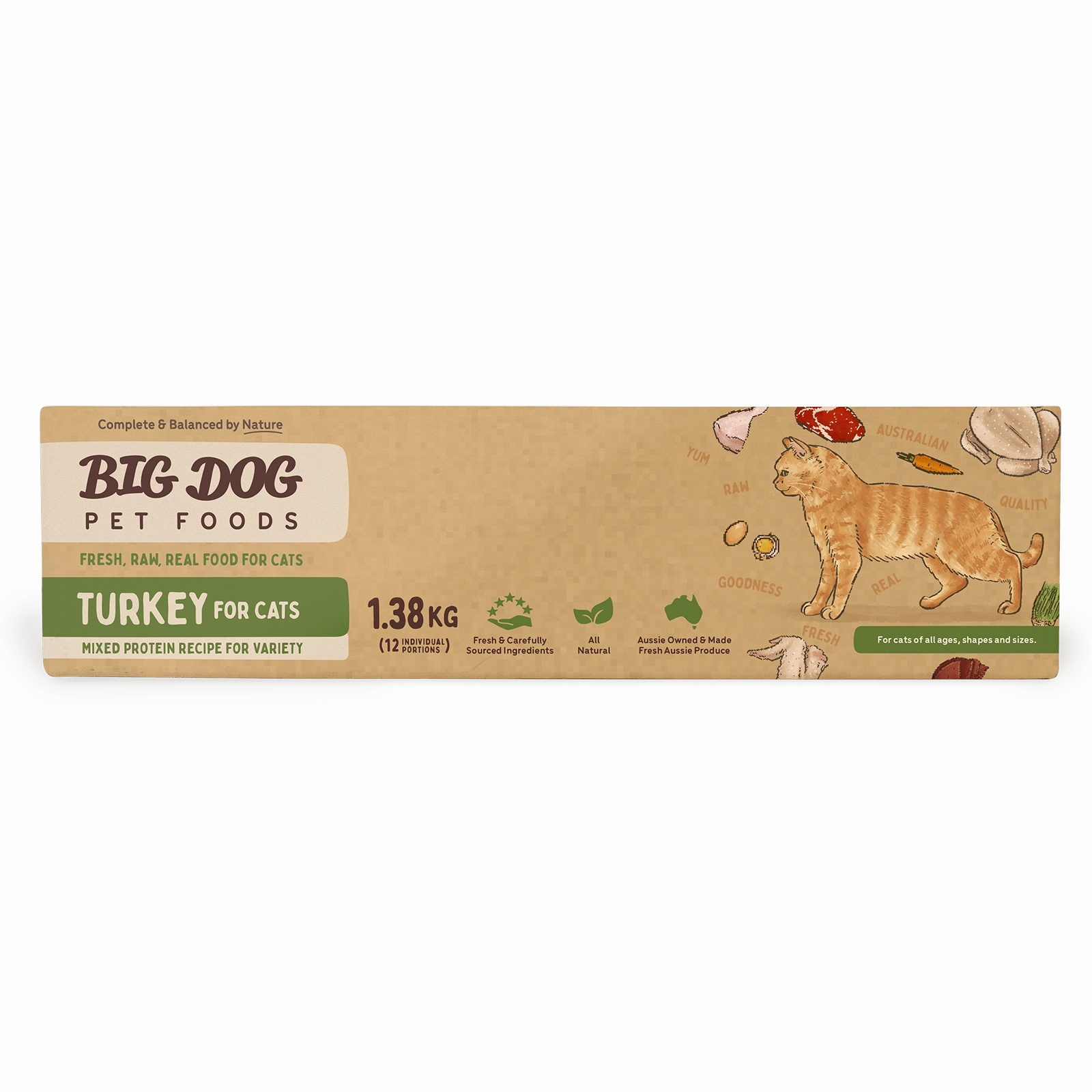 Big Dog Raw Cat Food Turkey