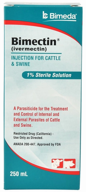 Bimectin Injection (1%) Cattle & Swine Dewormer multi-pet food pet bundle kits pet care sets pet health combos pet treat packs