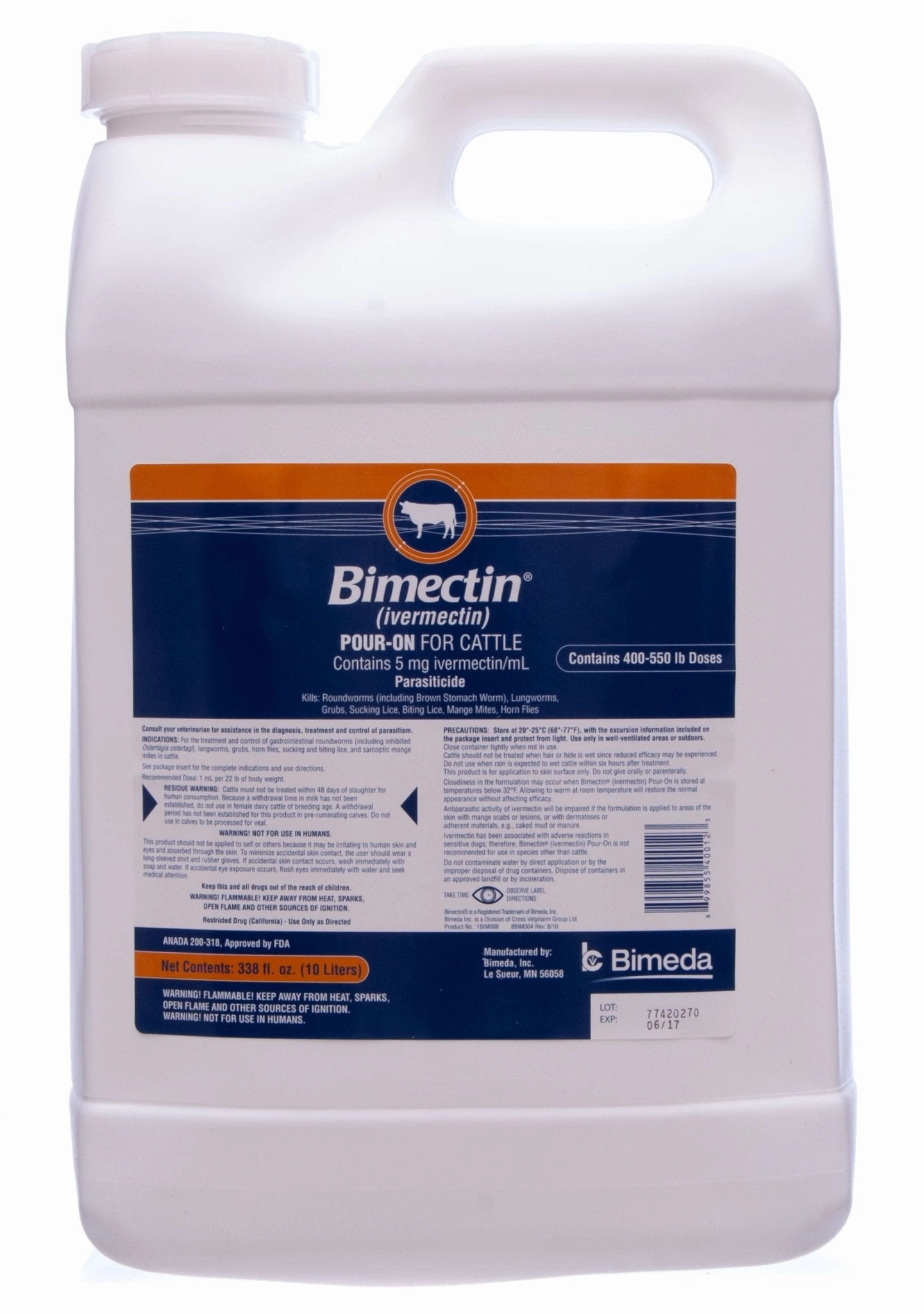 Bimectin Pour-on Dewormer