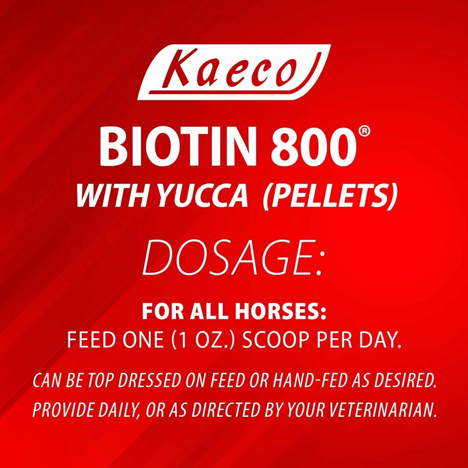 Biotin 800 Pellets Equine Supplement
