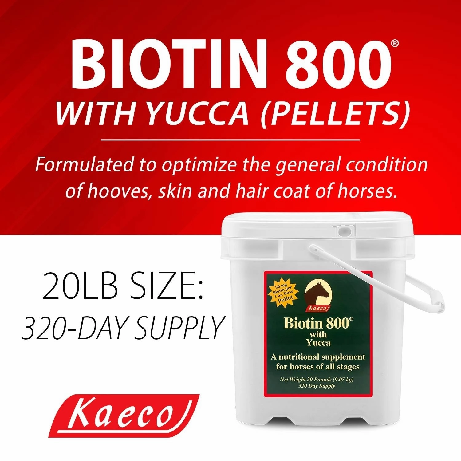 Biotin 800 Pellets Equine Supplement