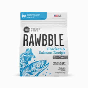 Bixbi Rawbble Chicken/Salmon Freeze Dried for Cats freeze dried dog food raw food for dogs dog freeze meal high protein dog food grain free freeze dog food