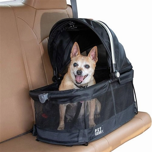 Black View 360 Pet Carrier & Car Seat dog travel crate,airline approved dog carrier,dog transport bag