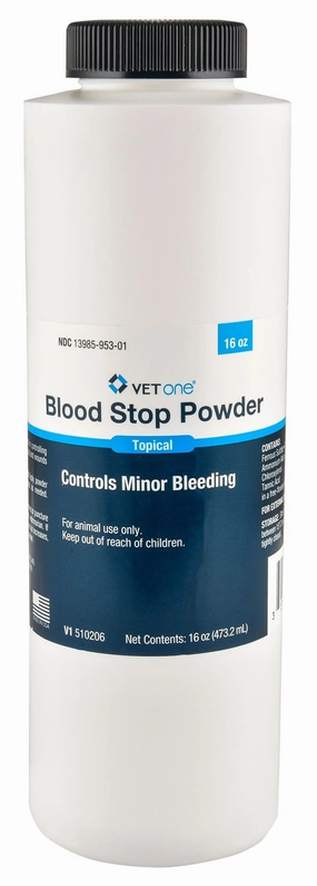Blood Stop Powder for Animals, 16 oz multi-pet food pet bundle kits pet care sets pet health combos pet treat packs