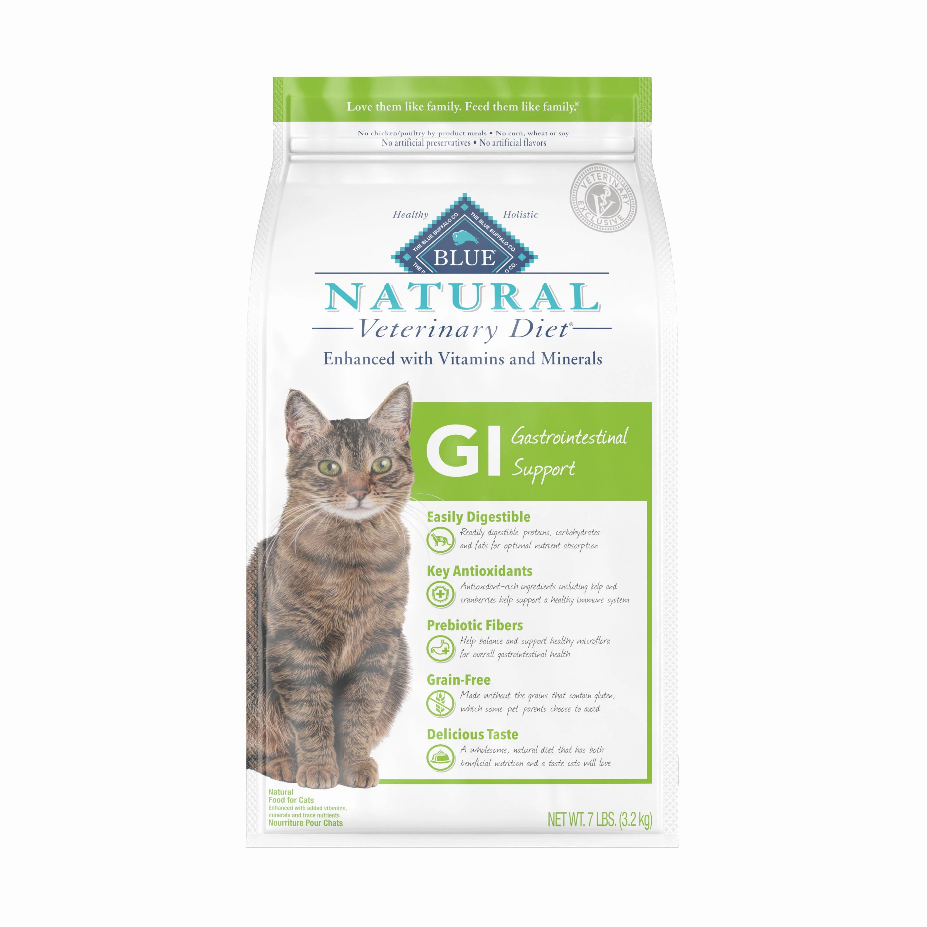 Blue Buffalo BLUE Natural Veterinary Diet GI Gastrointestinal Support Dry Cat Food