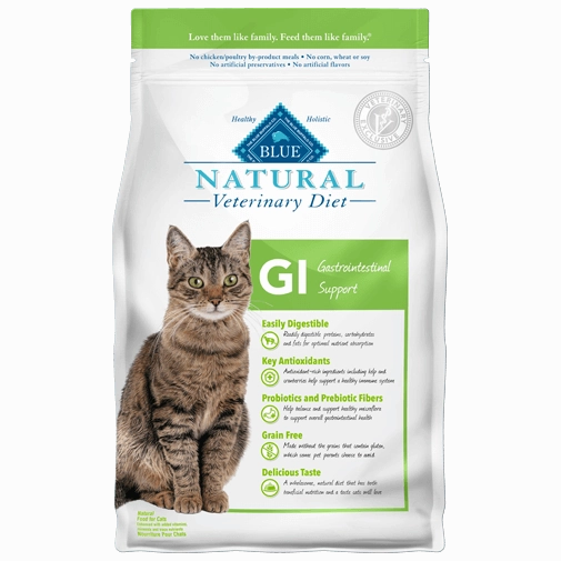 Blue Buffalo BLUE Natural Veterinary Diet GI Gastrointestinal Support Dry Cat Food cat treats toys for cats cat hair remover cat cleaning supplies cat food bowl