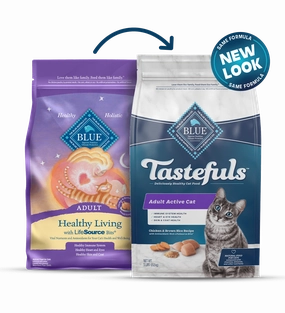 Blue Buffalo Tastefuls Active Adult Chicken & Brown Rice Recipe Dry Cat Food cat supplies cat house cat tree cat feeder cat collar