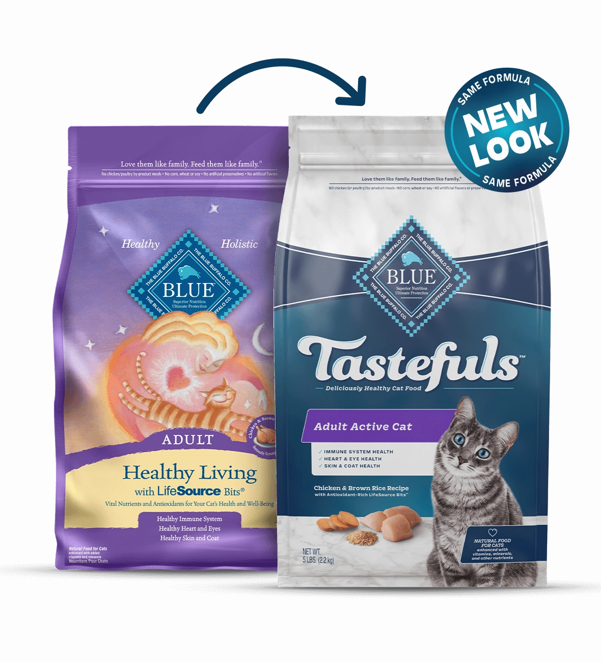 Blue Buffalo Tastefuls Active Adult Chicken & Brown Rice Recipe Dry Cat Food cat supplies cat house cat tree cat feeder cat collar