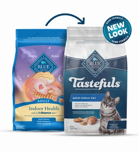 Blue Buffalo Tastefuls Indoor Adult Chicken & Brown Rice Dry Cat Food cat treats toys for cats cat hair remover cat cleaning supplies cat food bowl