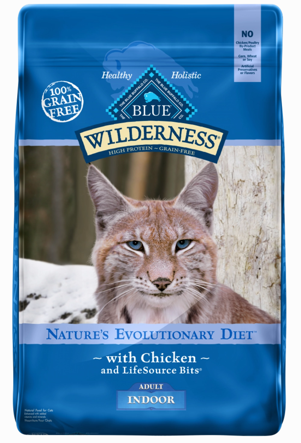 Blue Buffalo Wilderness High-Protein Grain-Free Indoor Adult Chicken Recipe Dry Cat Food freeze dried dog food raw food for dogs dog freeze meal high protein dog food grain free freeze dog food
