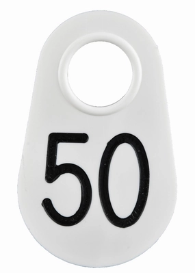 Bock's Identi White Numbered Nylon Tags, 25 pk multi-pet food pet bundle kits pet care sets pet health combos pet treat packs