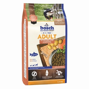 Bosch High Premium Adult Fresh Salmon & Potato Dry Dog Food dog toys interactive dog toy plush dog toy dog rope toy squeaky toy