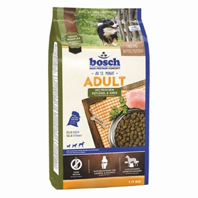 Bosch High Premium Adult Poultry & Millet Dry Dog Food freeze dried dog treats dog freeze snacks raw dog treat dehydrated dog food meat dog snack