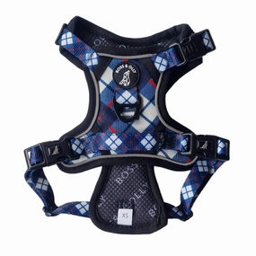 Boss & Olly Active Dog Harness (Nautical Plaids) grain free dog food natural dog biscuits high protein dog food dog food pack dog meat sticks