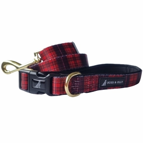 Boss & Olly Convertible Multi-Functional Dog Leash (Lumberjack Plaids) puppy food dog jerky treats dog dental treats dog chicken strips organic dog food