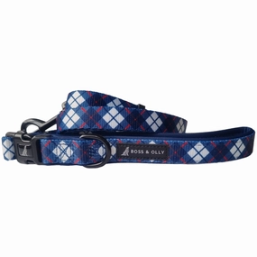 Boss & Olly Convertible Multi-Functional Dog Leash (Nautical Plaids) grain free dog food natural dog biscuits high protein dog food dog food pack dog meat sticks