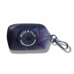 Boss & Olly Dog Poo Bag Holder (Midnight Dreams) puppy food dog jerky treats dog dental treats dog chicken strips organic dog food