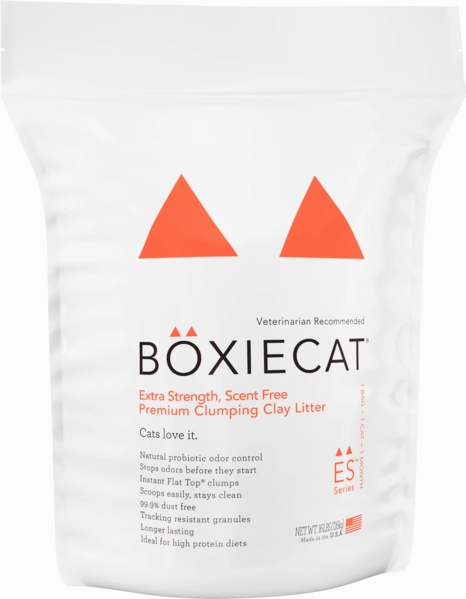 BoxieCat Premium Clumping Clay - Extra Strength Scent Free - Cat Litter cat toys interactive cat toys cat teaser wand cat balls cat laser pointer